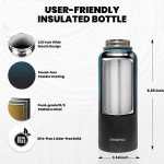 RAYMYLO 32 oz Insulated Water Bottle Flask