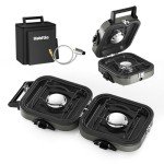 Portable 2-Burner Propane Camp Stove with Carry Bag