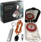 Hurricane Emergency Compass with LED and Clinometer