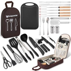 25-Piece Camping Utensils Cooking Set for Emergencies