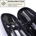 Portable Stainless Steel Utensil Set with Case