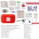 276PCS Compact First Aid Kit for Emergencies