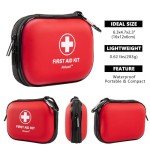 Compact 120-Piece Waterproof Emergency First Aid Kit