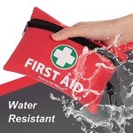 Compact 110-Piece Mini First Aid Kit - Red