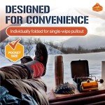 Biodegradable Camping Wipes with Aloe & Vitamin E