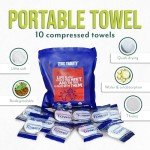 Portable Ultra Soft Disposable Towels - 10 Pack
