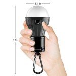 Portable LED Tent Lamp for Hurricane Preparedness 4-Pack