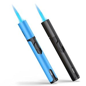 Windproof Jet Flame Torch Lighters 2 Pack