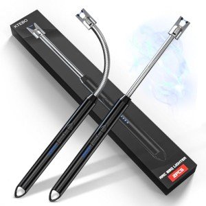USB Rechargeable Windproof Arc Lighters - 2 Pack