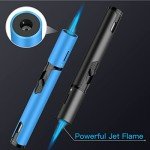 Windproof Jet Flame Torch Lighters 2 Pack