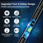 USB Rechargeable Windproof Arc Lighters - 2 Pack