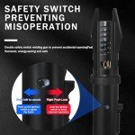 Adjustable Windproof Torch Lighter with Safety Lock