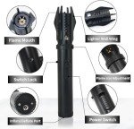 Adjustable Windproof Torch Lighter with Safety Lock