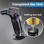 5 Pack Windproof Butane Refillable Torch Lighters