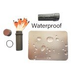 Magnesium Fire Starter Kit with Weatherproof Matches