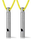 TISUR 120dB Titanium Emergency Whistle Set