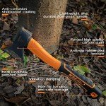 KSEIBI Small Camp Hatchet with Forged Steel Blade
