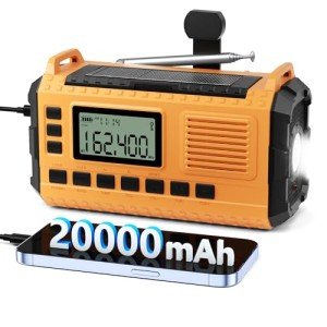 NOAA Emergency Weather Radio with Power Bank and Flashlight