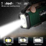 Emergency Solar Crank Radio with USB Charging
