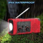 NOAA Emergency Weather Radio with Solar, Crank & USB
