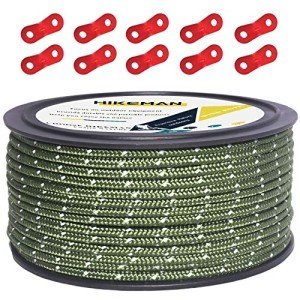 Hikeman 50m Reflective Camping Rope with Tensioner