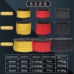 Hikeman 50m Reflective Camping Rope with Tensioner