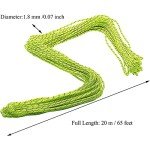 Fluorescent Reflective Camping Guyline Cord - 65 Feet