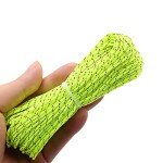 Fluorescent Reflective Camping Guyline Cord - 65 Feet
