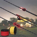 Hikeman 50m Reflective Camping Rope with Tensioner