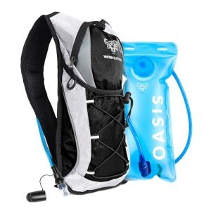 Lightweight Hydration Backpack with 2L Bladder
