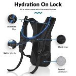 Lightweight Hydration Backpack with 2L Bladder