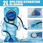 Hydration Backpack with 2L Bladder for Adventures