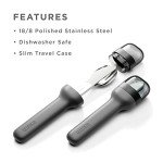 Compact Utensil Set for Travel and Outdoor Use