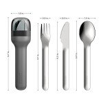 Compact Utensil Set for Travel and Outdoor Use