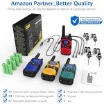 Rechargeable Walkie Talkies for Hurricane Preparedness 4 Pack