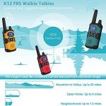 Rechargeable Walkie Talkies for Hurricane Preparedness 4 Pack