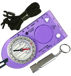 Luminous Magnetic Compass for Hiking and Camping
