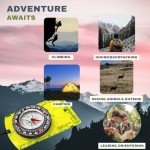 Pack of 2 Magnetic Compasses for Outdoor Adventure