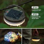 Solar Camping String Lights with Remote Control