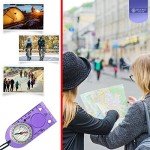 Luminous Magnetic Compass for Hiking and Camping