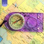 Luminous Magnetic Compass for Hiking and Camping