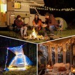 Solar Camping String Lights with Remote Control