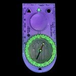 Luminous Magnetic Compass for Hiking and Camping