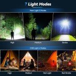 Sigoobal 900000 Lumens Rechargeable Flashlight Set