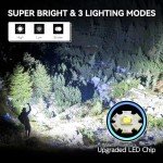 Rechargeable Flashlight 2-Pack - Super Bright LED