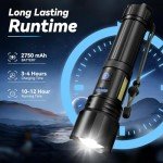 Sigoobal 900000 Lumens Rechargeable Flashlight Set