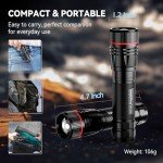 Rechargeable Flashlight 2-Pack - Super Bright LED