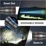 Rechargeable Flashlight 2-Pack - Super Bright LED