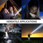 Rechargeable Flashlight 2-Pack - Super Bright LED