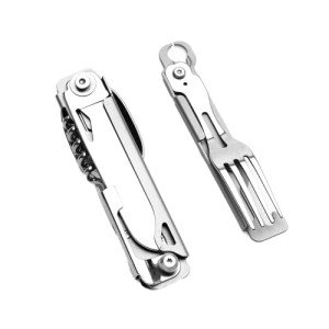 4-in-1 Stainless Steel Camping Utensil Multi-Tool